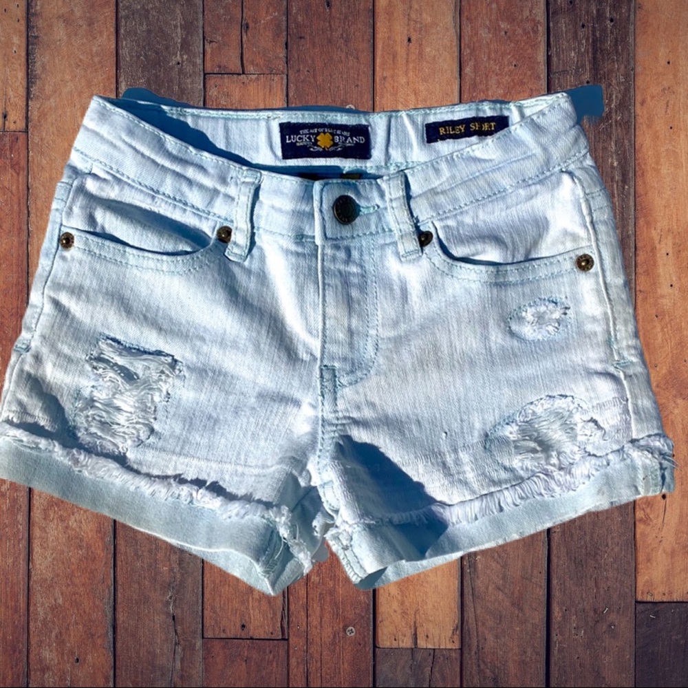 Lucky Brand Jean Shorts Girls 6 - Picture 1 of 8